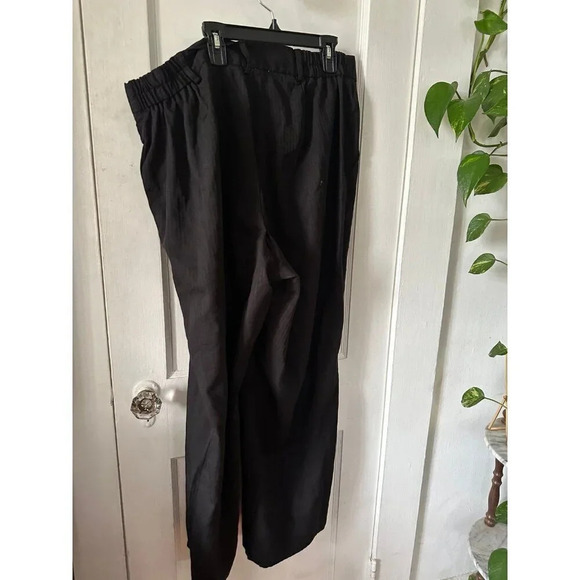 Larry Levine Woman stretch 18W black pants - Picture 4 of 8